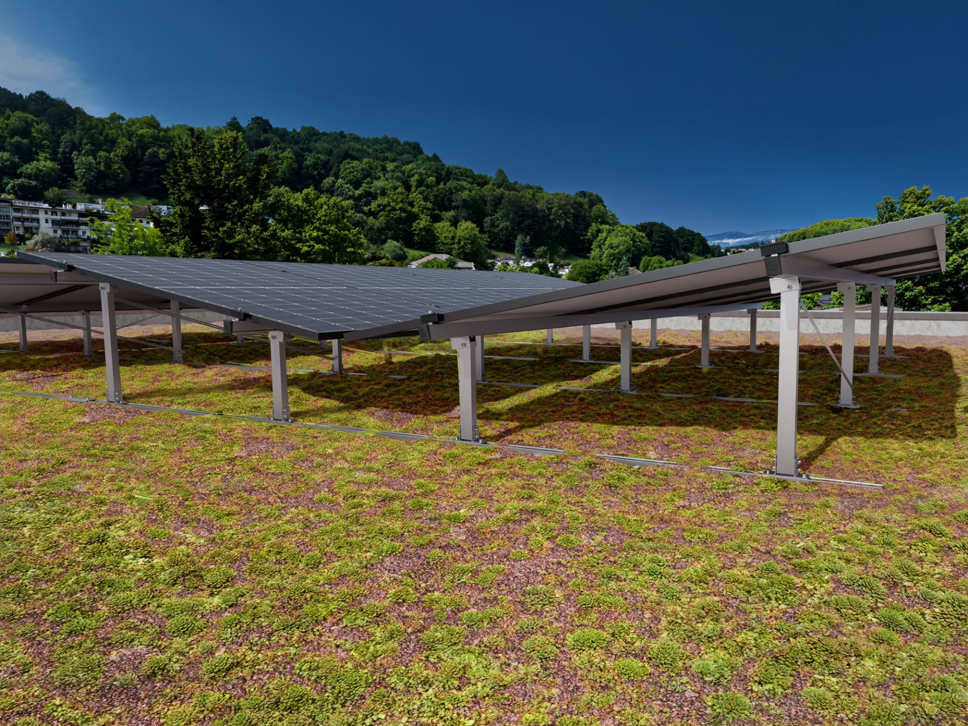 K2 GreenRoof 2.0: Green roofs and PV – one system